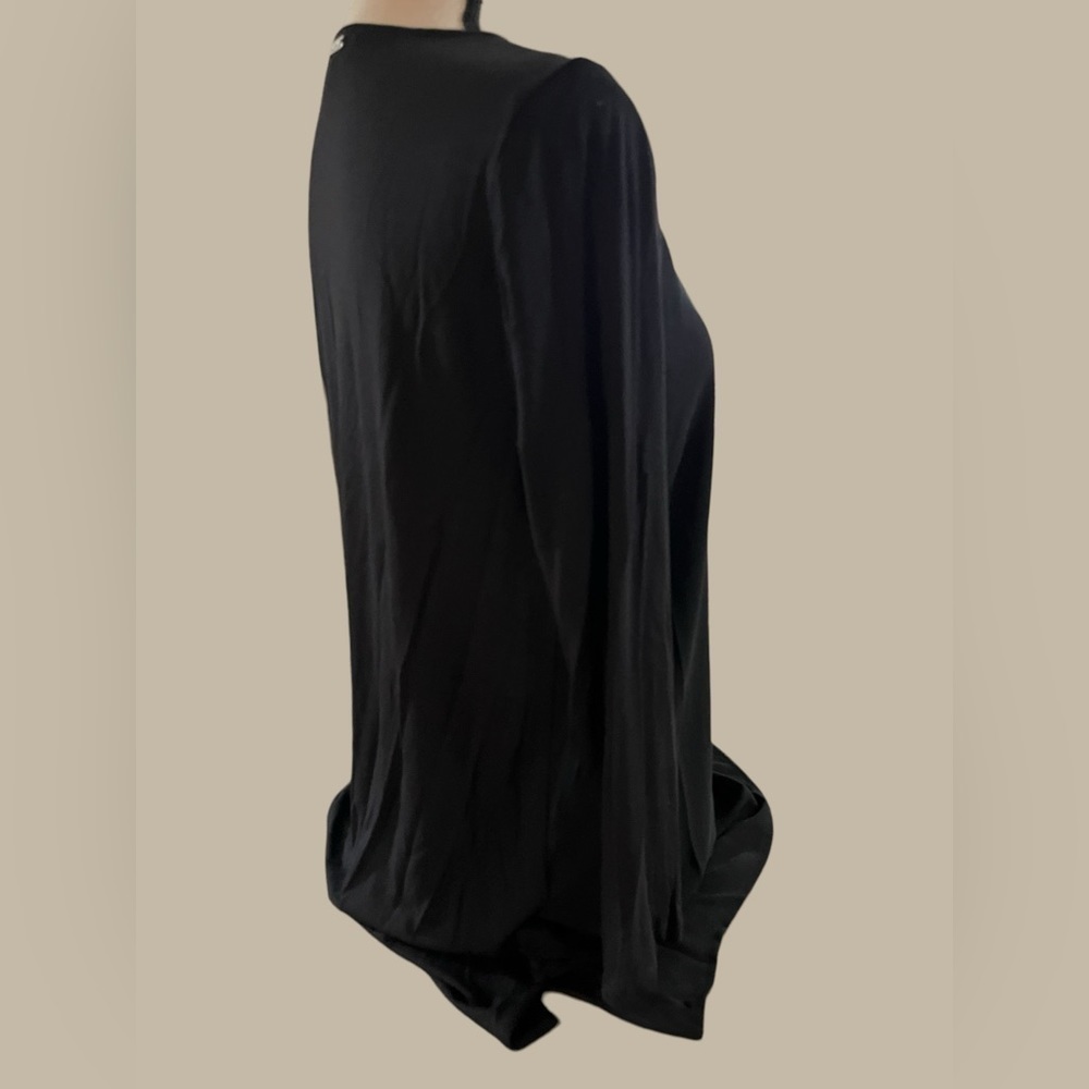 Michael Michael Kors Classic Solid Black Chiffon … - image 3